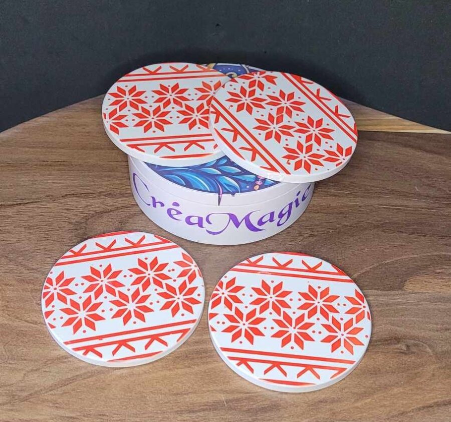 Ensemble de 4 sous-verres - Noël